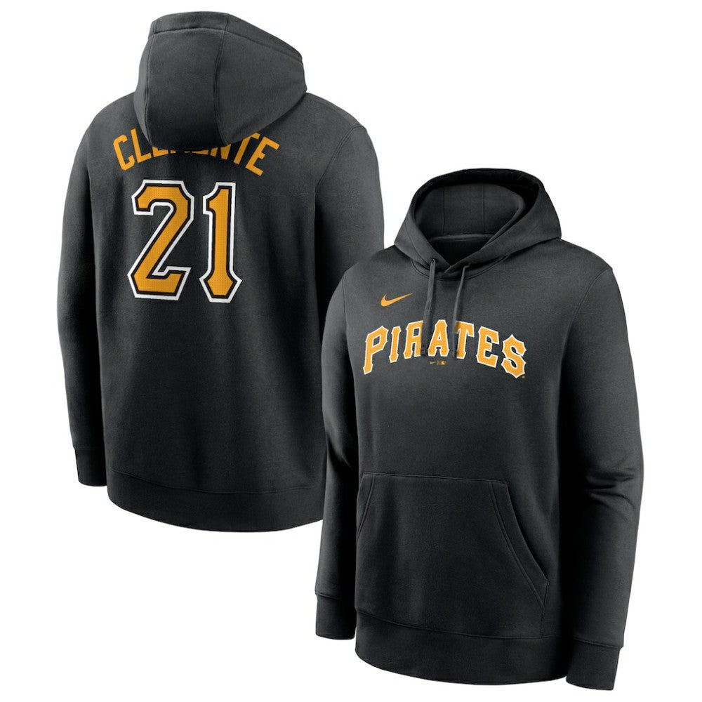 Roberto Clemente Pittsburgh Pirates Nike Player Name & Number Club Pullover Hoodie - MLB