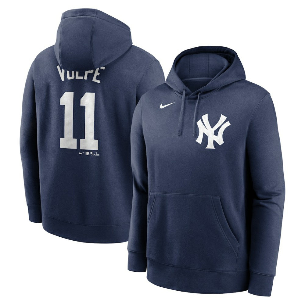 Anthony Volpe New York Yankees Nike Player Name & Number Club Pullover Hoodie - MLB