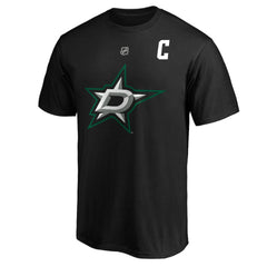 Jamie Benn Dallas Stars Fanatics Authentic Stack Name & Number T-Shirt - Black - NHL