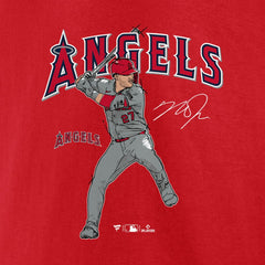 Mike Trout Los Angeles Angels Player Swing T-Shirt - MLB