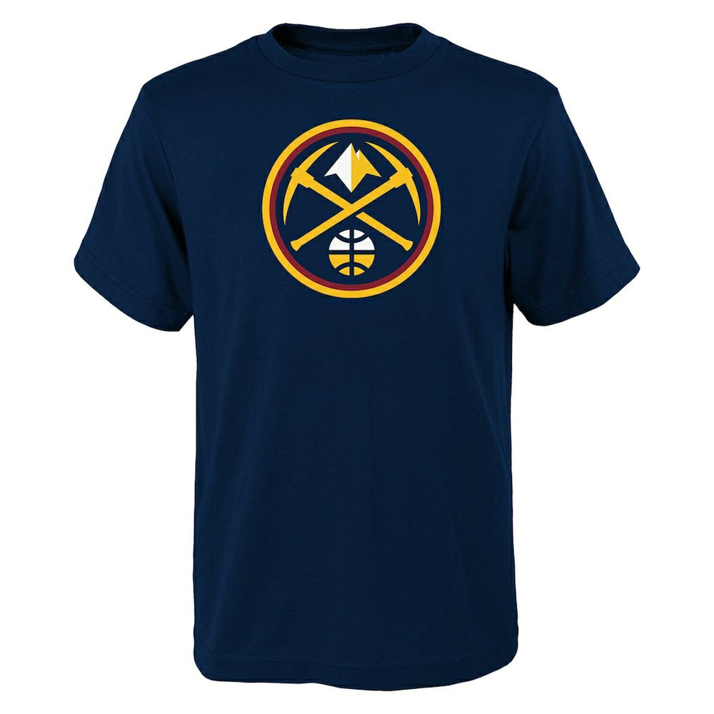 Denver Nuggets Youth Primary Logo T-Shirt Navy - NBA