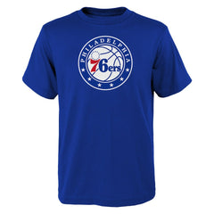 Philadelphia 76ers Outerstuff Youth Primary Logo T-Shirt Royal - NBA