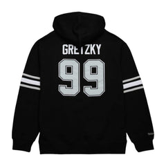 Wayne Gretzky Los Angeles Kings Mitchell & Ness 1993 Name & Number Premium Pullover Hoodie - Black - NHL