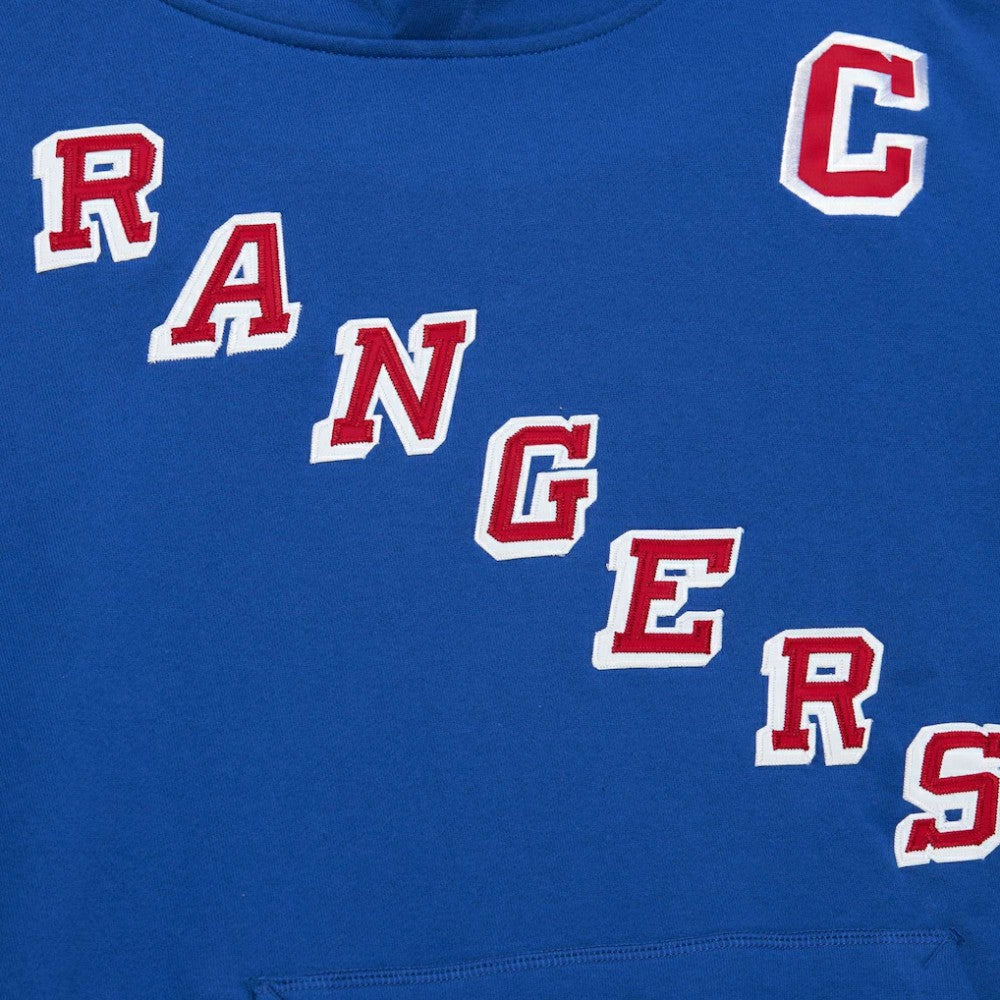 Mark Messier New York Rangers Mitchell & Ness Name & Number Premium Pullover Hoodie - Blue - NHL