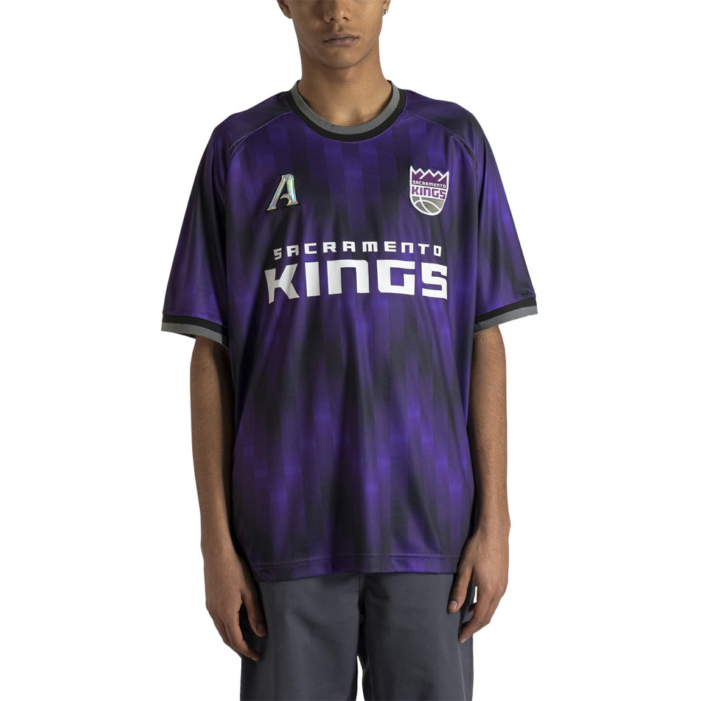Sacramento Kings Authmade x NBA Soccer Kit Fashion Jersey Purple - NBA