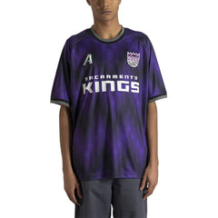 Sacramento Kings Authmade x NBA Soccer Kit Fashion Jersey Purple - NBA