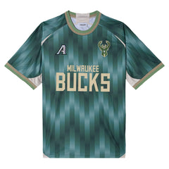 Milwaukee Bucks Authmade x NBA Soccer Kit Fashion Jersey Green - NBA