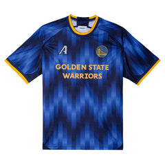 Golden State Warriors Authmade x NBA Soccer Kit Fashion Jersey Blue - NBA