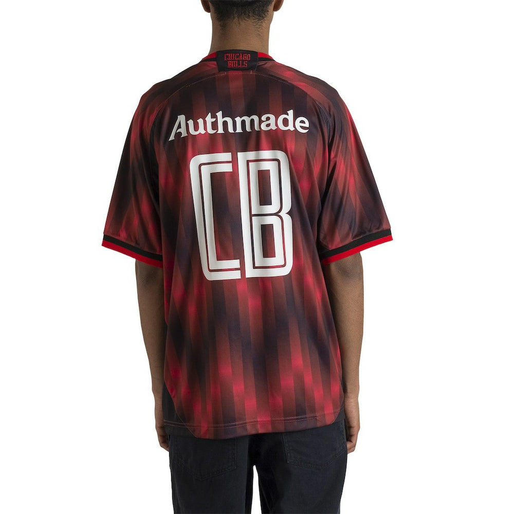Chicago Bulls Authmade x NBA Soccer Kit Fashion Jersey Red - NBA