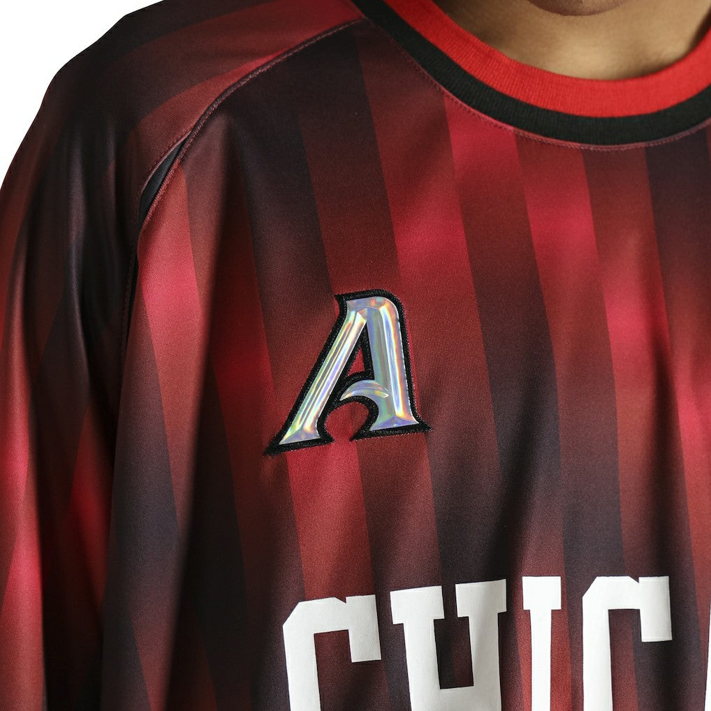 Chicago Bulls Authmade x NBA Soccer Kit Fashion Jersey Red - NBA