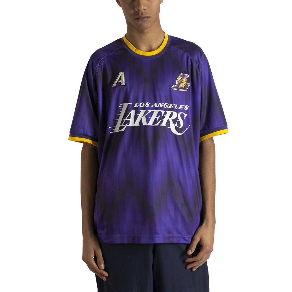 Los Angeles Lakers Authmade x NBA Soccer Kit Fashion Jersey Purple - NBA