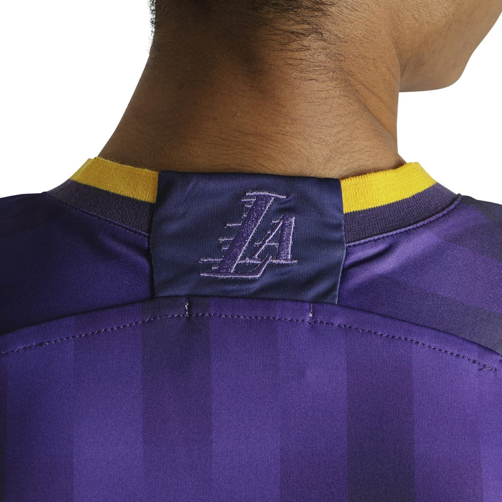 Los Angeles Lakers Authmade x NBA Soccer Kit Fashion Jersey Purple - NBA