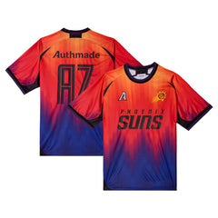 Phoenix Suns Authmade x NBA Soccer Kit Fashion Jersey Orange - NBA