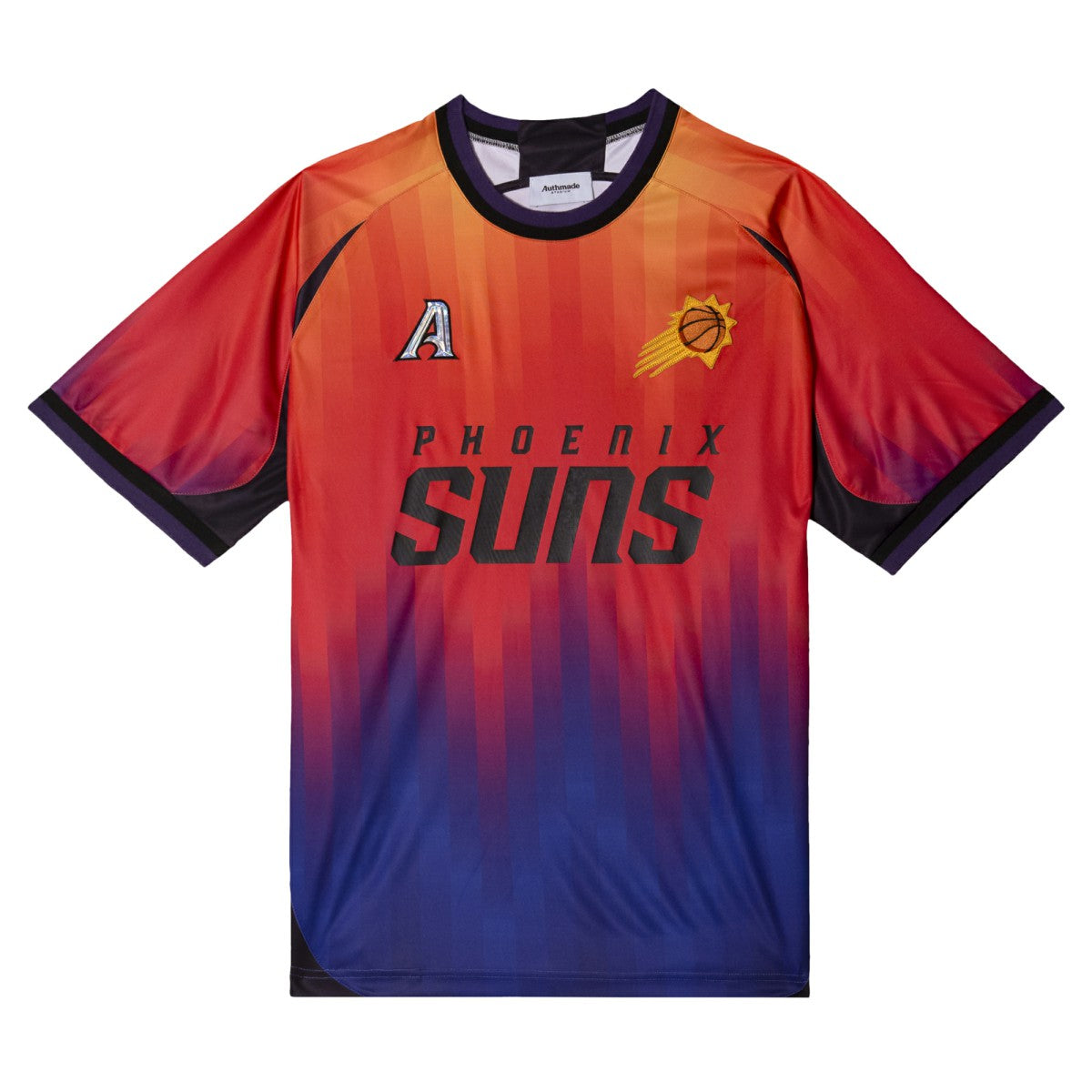 Phoenix Suns Authmade x NBA Soccer Kit Fashion Jersey Orange - NBA