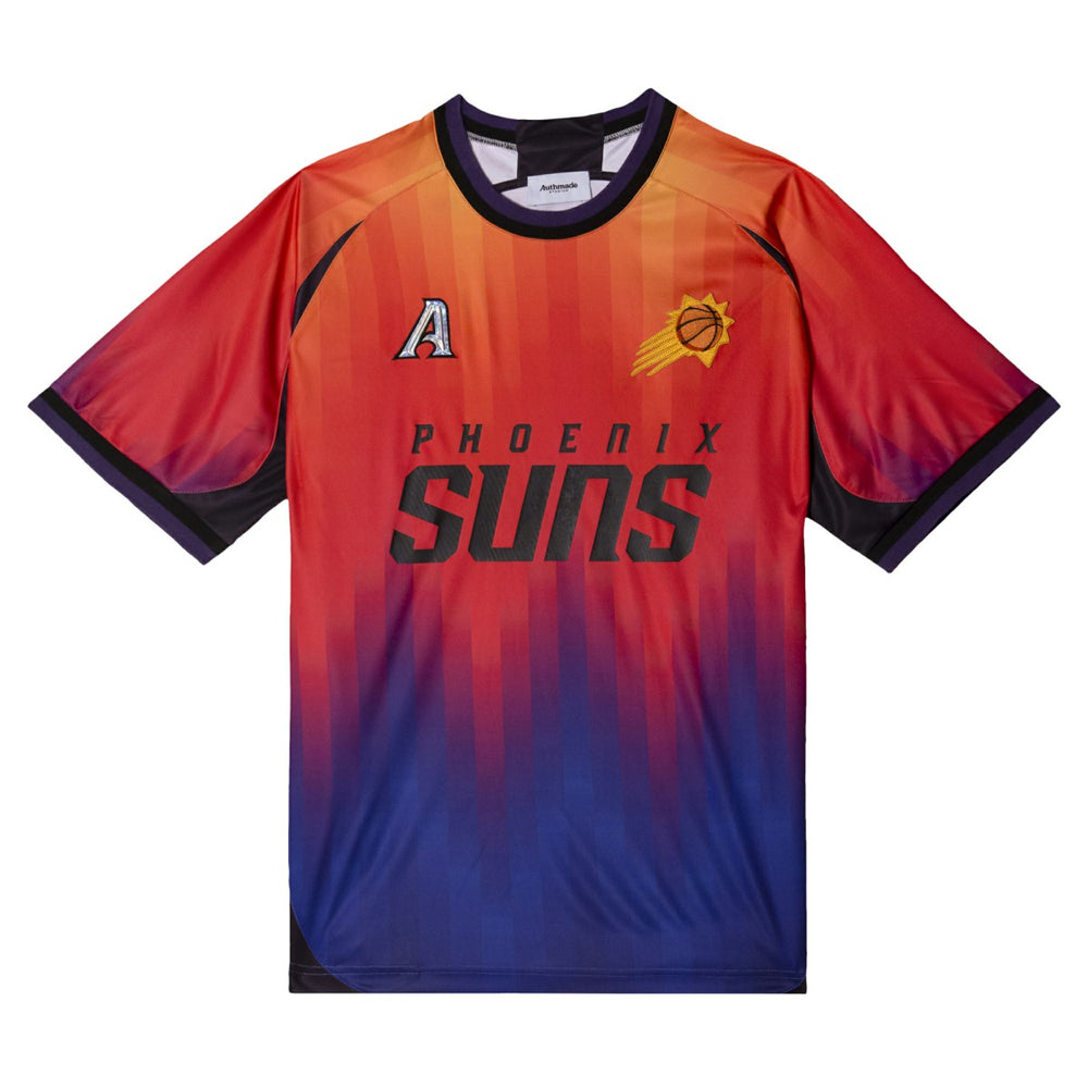 Phoenix Suns Authmade x NBA Soccer Kit Fashion Jersey Orange - NBA