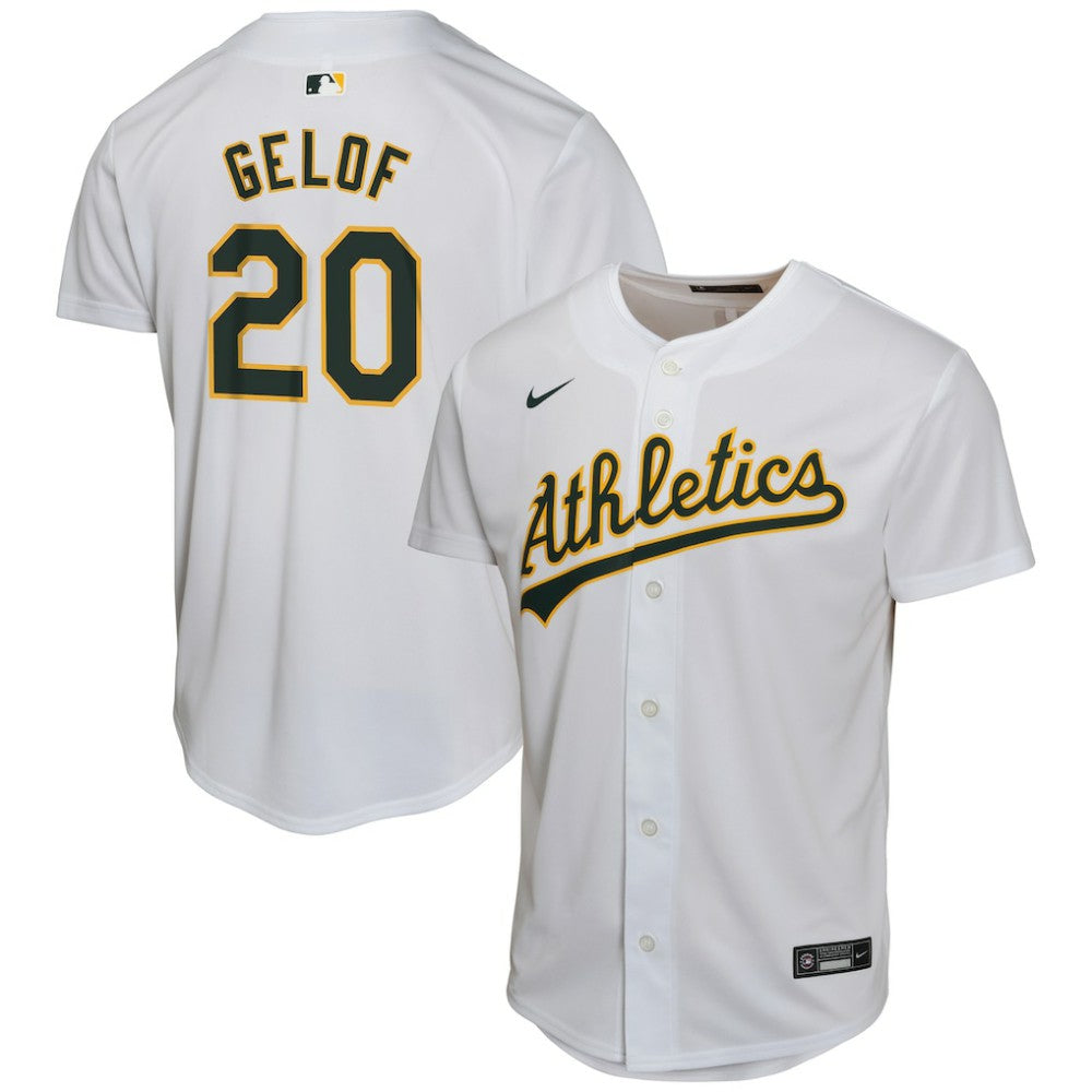 Zack Gelof Athletics Nike Youth Home Game Player Jersey - MLB