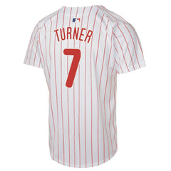 Trea Turner Philadelphia Phillies Nike Youth Home Game Player Jersey - MLB