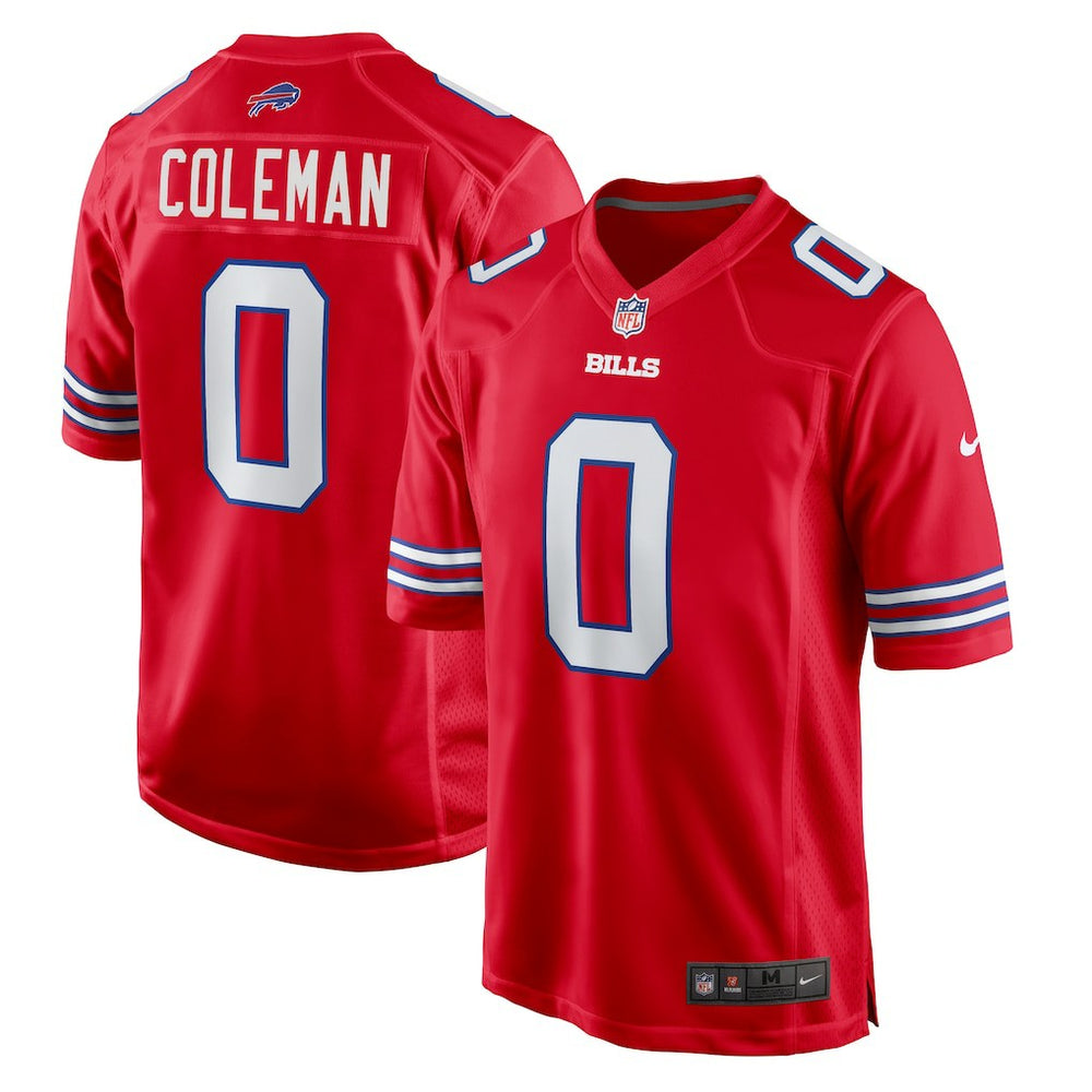 Keon Coleman Buffalo Bills Alternate Game Jersey Red | Nike for Sale