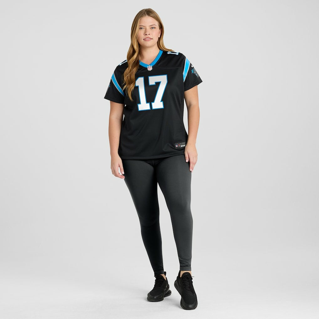 Xavier Legette Carolina Panthers Women's Game Jersey Black | Nike for Sale