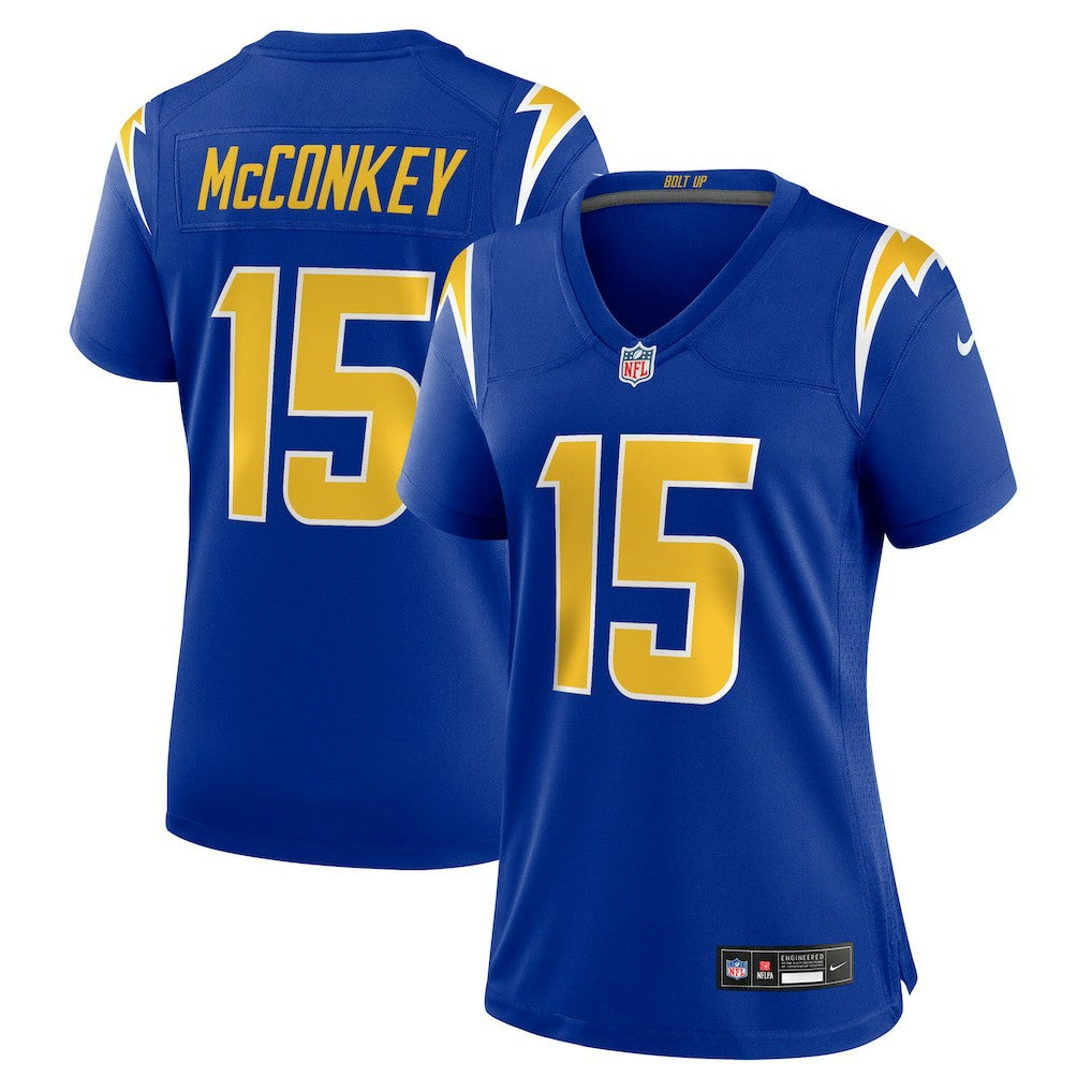 Ladd McConkey Los Angeles Chargers Women's Alternate Game Jersey Royal | Nike for Sale