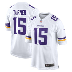 Dallas Turner Minnesota Vikings Game Jersey White | Nike for Sale