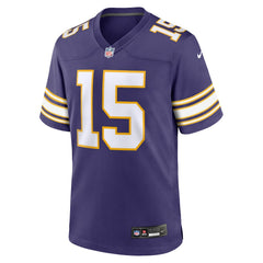 Dallas Turner Minnesota Vikings Alternate Game Jersey Purple | Nike for Sale