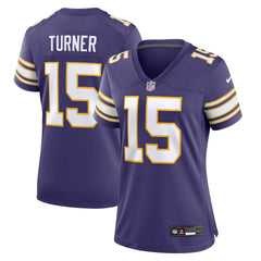 Dallas Turner Minnesota Vikings Women's Alternate Game Jersey Purple | Nike for Sale