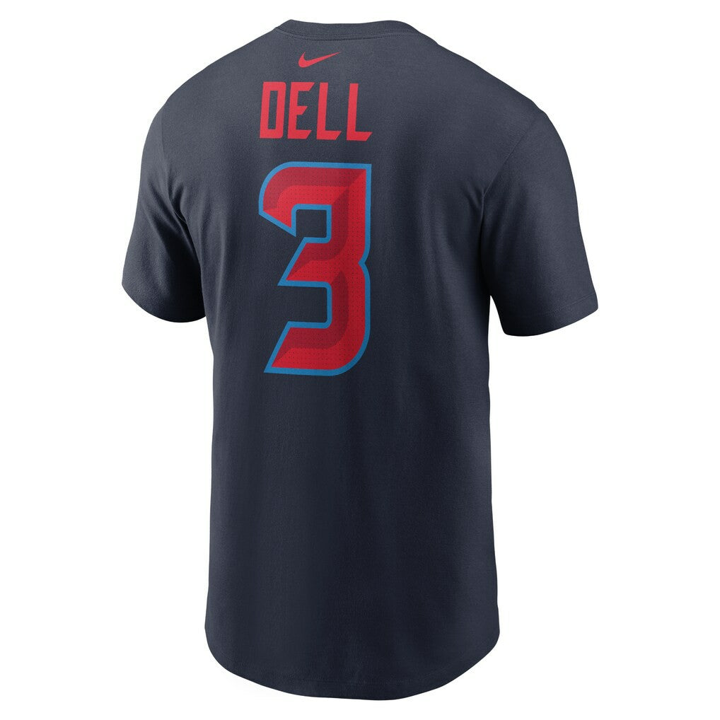 Tank Dell Houston Texans Name & Number T-Shirt Navy | Nike for Sale