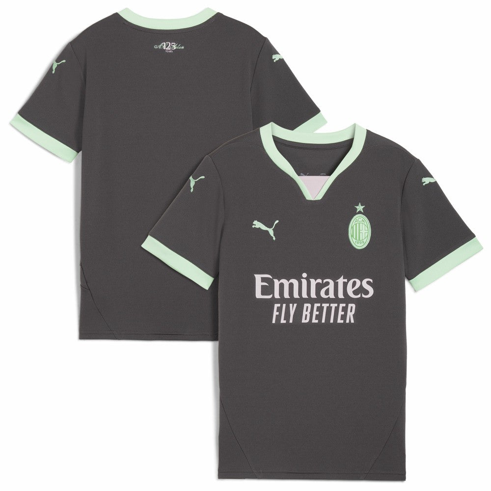 AC Milan Youth 2024/25 Third Replica Jersey Charcoal | Puma Online