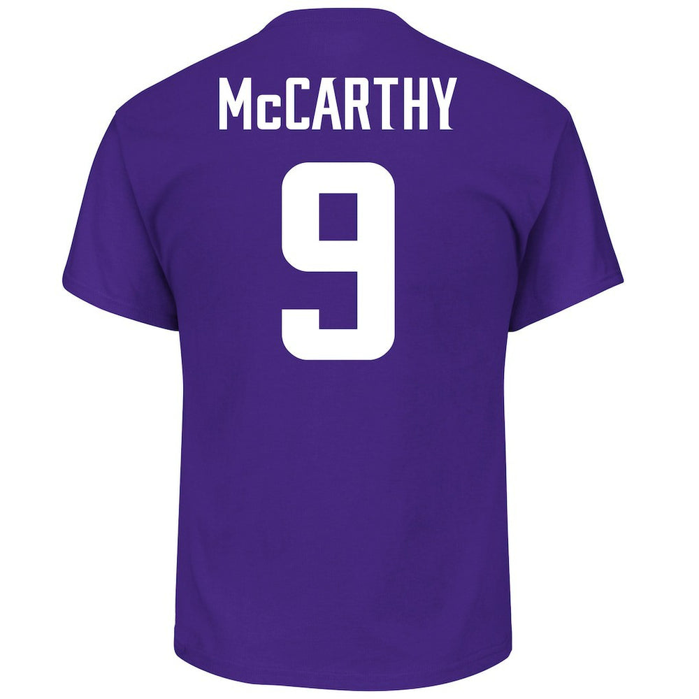 J.J. McCarthy Minnesota Vikings Big & Tall Name & Number T-Shirt Purple | Fanatics