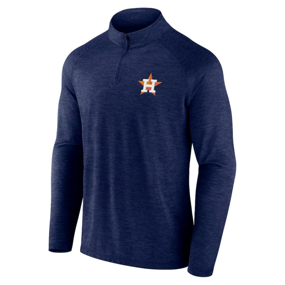 Houston Astros Fanatics Head-to-Head Raglan Quarter-Zip Jacket - MLB