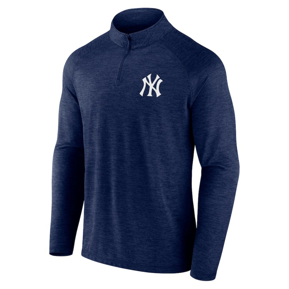 New York Yankees Fanatics Head-to-Head Raglan Quarter-Zip Jacket - MLB