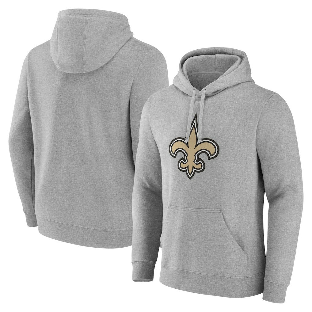 New Orleans Saints Deliver Fleece Pullover Hoodie Heather Gray | Fanatics