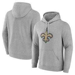 New Orleans Saints Deliver Fleece Pullover Hoodie Heather Gray | Fanatics