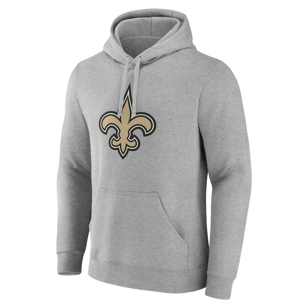 New Orleans Saints Deliver Fleece Pullover Hoodie Heather Gray | Fanatics