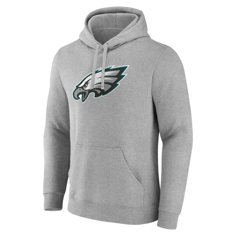 Philadelphia Eagles Deliver Fleece Pullover Hoodie Heather Gray | Fanatics