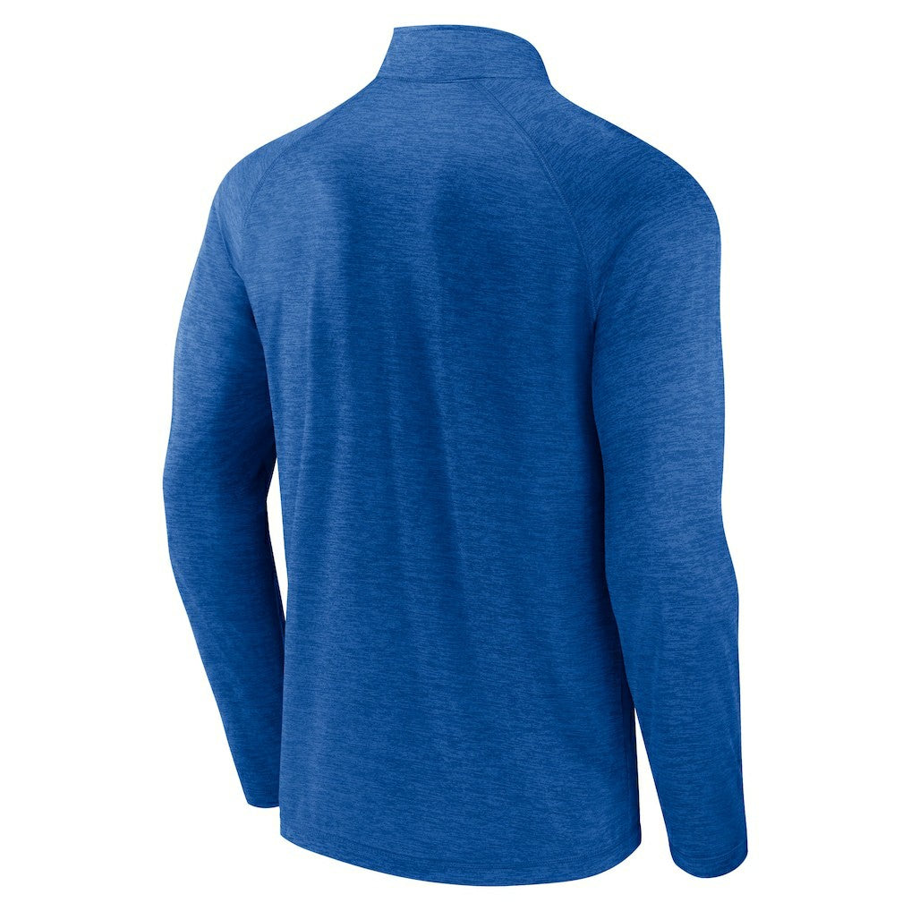 New York Giants Head-to-Head Raglan Quarter-Zip Jacket Royal | Fanatics
