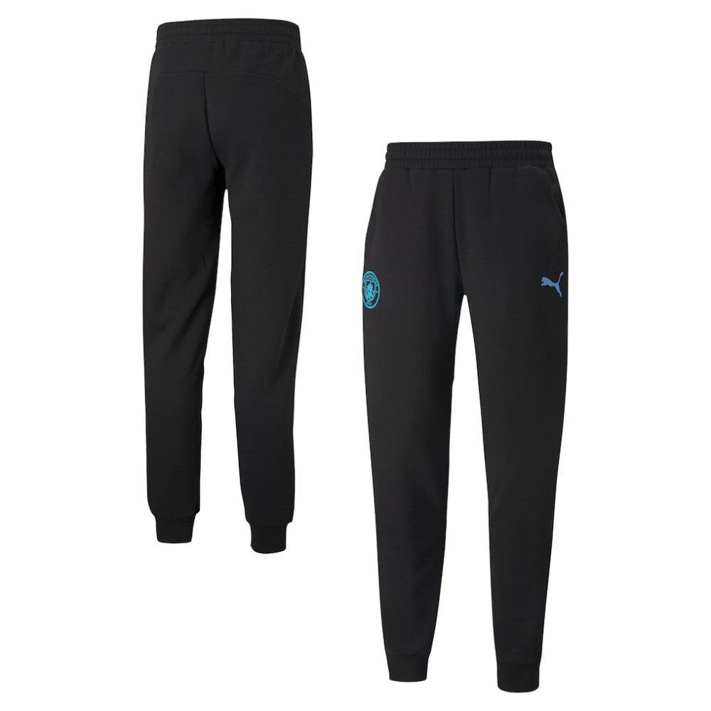Manchester City Essentials Pants Black | Puma Online