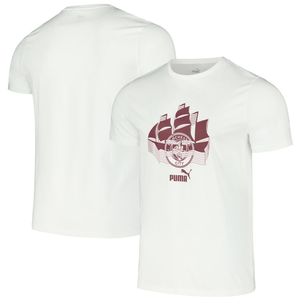 Manchester City ftblCulture T-Shirt White | Puma