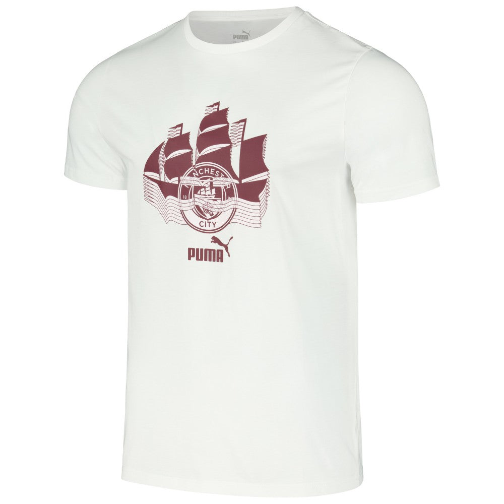 Manchester City ftblCulture T-Shirt White | Puma