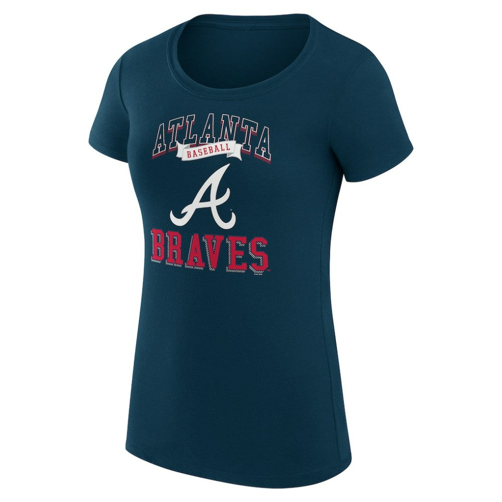Atlanta Braves G-III 4Her by Carl Banks Women's Super-Slim Fit Lightweight Team Logo Graphic T-Shirt - MLB