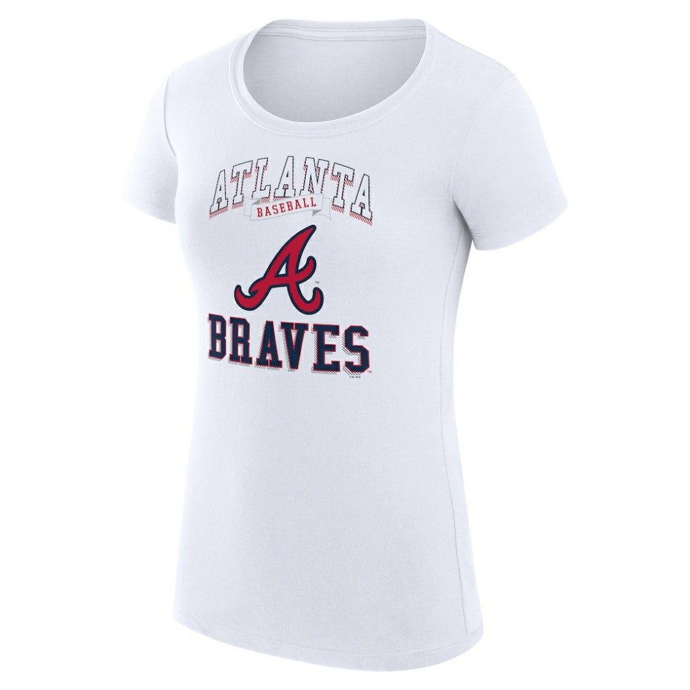 Atlanta Braves G-III 4Her by Carl Banks Women's Super-Slim Fit Lightweight Team Logo Graphic T-Shirt - MLB