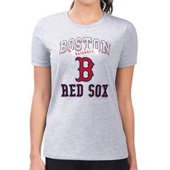 Boston Red Sox G-III 4Her by Carl Banks Women's Super-Slim Fit Lightweight Team Logo Graphic T-Shirt - MLB