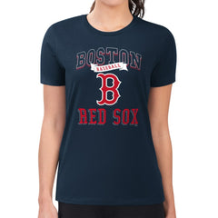 Boston Red Sox G-III 4Her by Carl Banks Women's Super-Slim Fit Lightweight Team Logo Graphic T-Shirt - MLB
