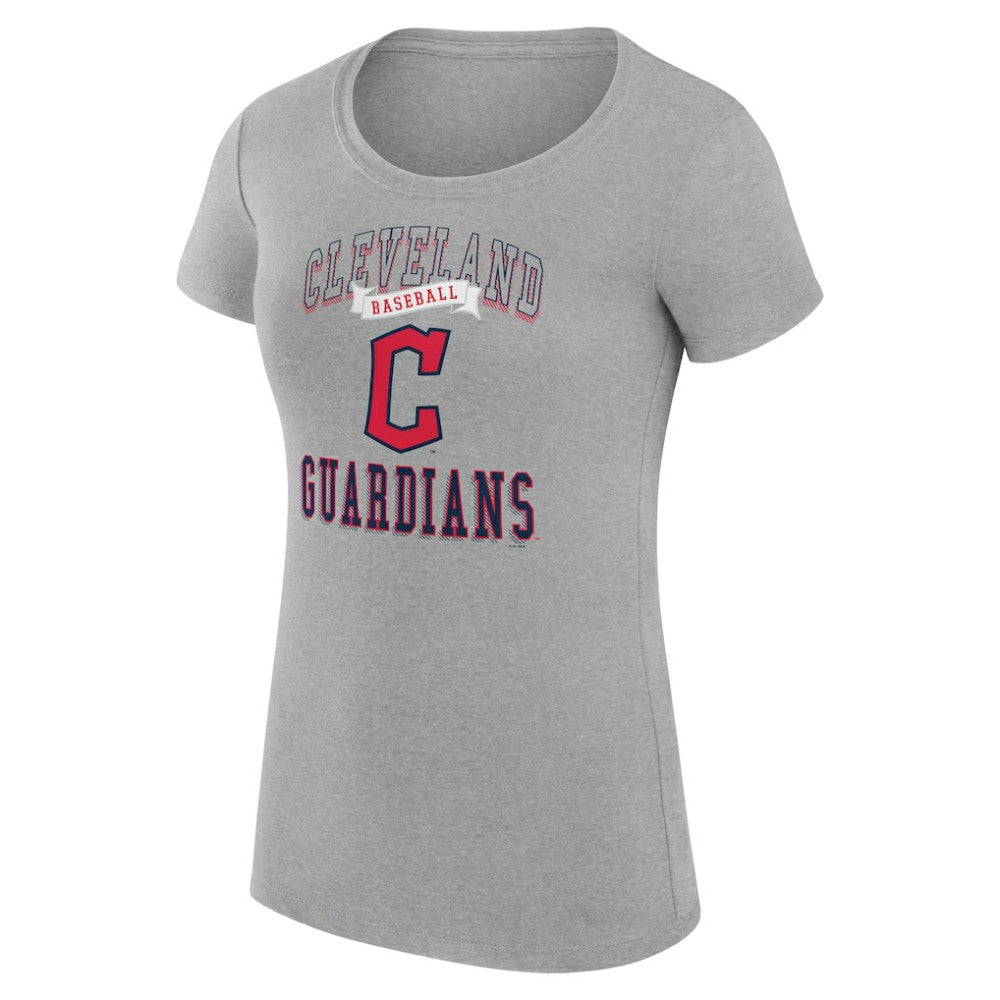 Cleveland Guardians G-III 4Her by Carl Banks Women's Super-Slim Fit Lightweight Team Logo Graphic T-Shirt - MLB