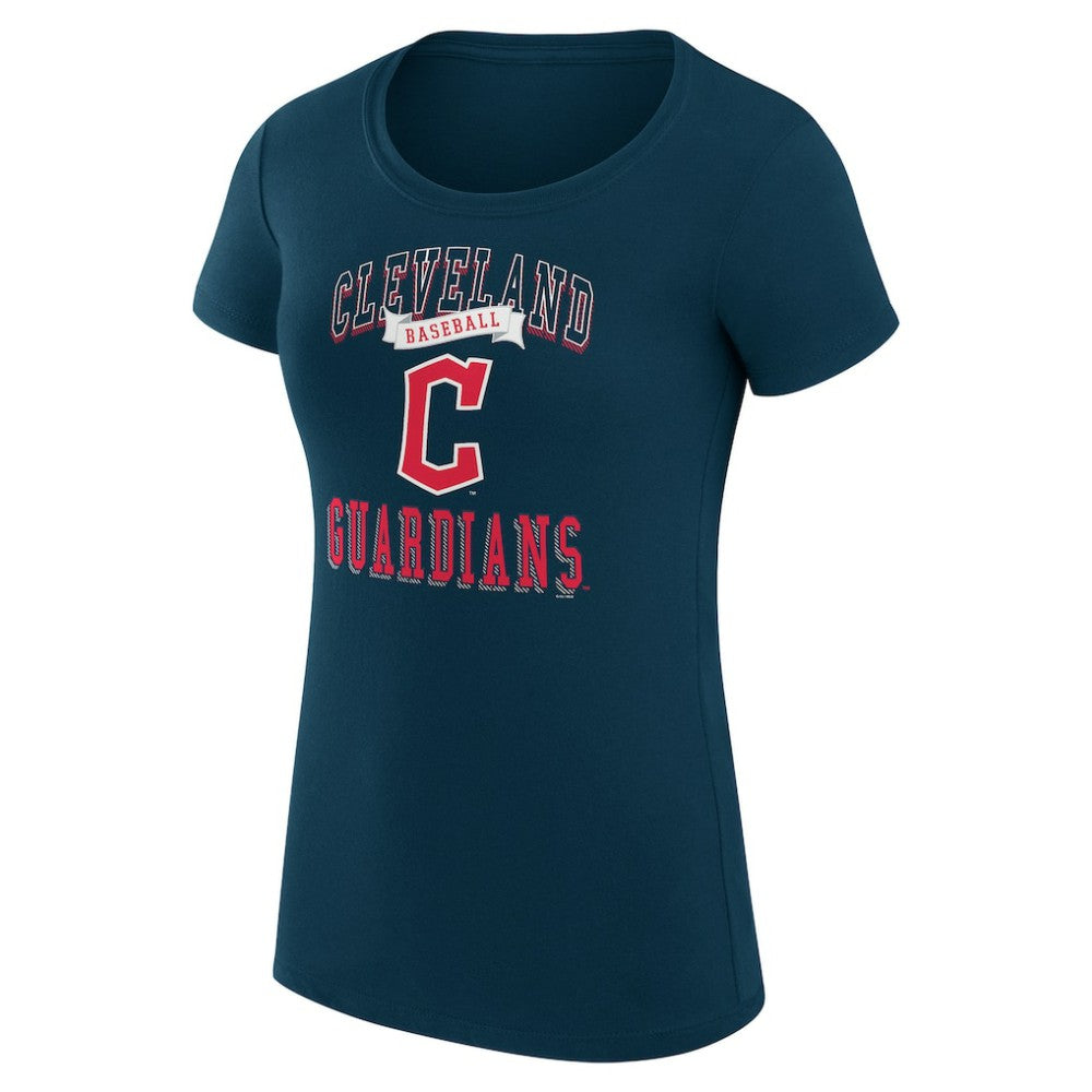 Cleveland Guardians G-III 4Her by Carl Banks Women's Super-Slim Fit Lightweight Team Logo Graphic T-Shirt - MLB
