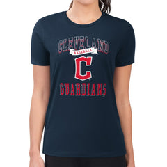 Cleveland Guardians G-III 4Her by Carl Banks Women's Super-Slim Fit Lightweight Team Logo Graphic T-Shirt - MLB