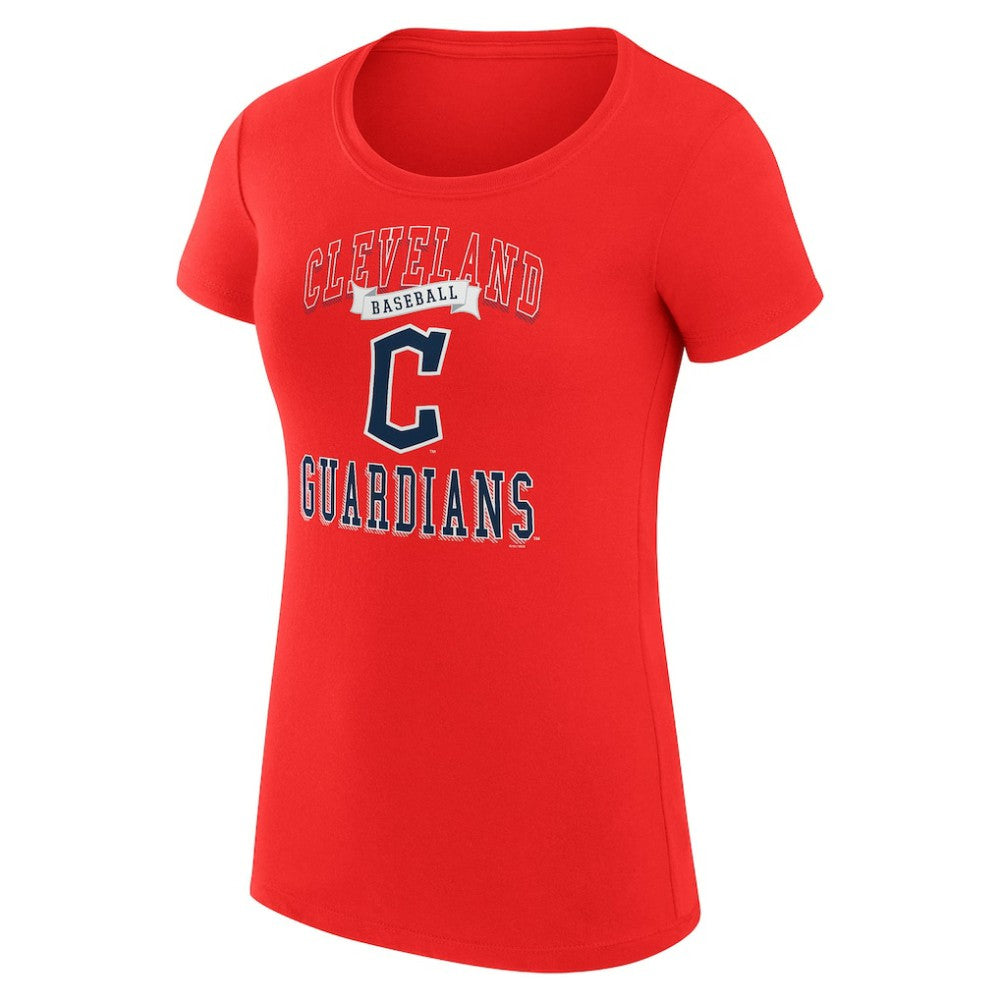 Cleveland Guardians G-III 4Her by Carl Banks Women's Super-Slim Fit Lightweight Team Logo Graphic T-Shirt - MLB