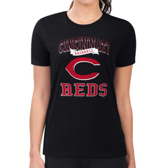 Cincinnati Reds G-III 4Her by Carl Banks Women's Super-Slim Fit Lightweight Team Logo Graphic T-Shirt - MLB