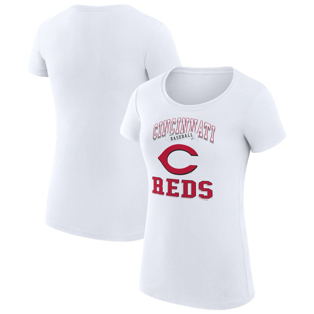 Cincinnati Reds G-III 4Her by Carl Banks Women's Super-Slim Fit Lightweight Team Logo Graphic T-Shirt - MLB